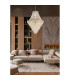 Louis Phillipe 28 Light Pendant Lamp Satin Brass Clear Crystal 6x E14-2