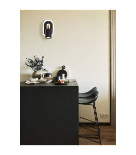 San Diego Wall Light Matt Black 1x-2
