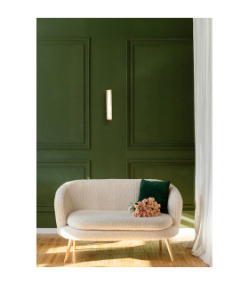 Vibrate LED Wall Light Matt Gold Glass IP44-2