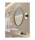 Luminsphere Wall Light Matt Black Smoked Glass IP44 2x G9-2
