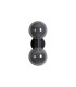 Luminsphere Wall Light Matt Black Smoked Glass IP44 2x G9-4