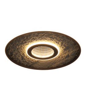Lumadisc LED Flush Ceiling Light Matt Black-1