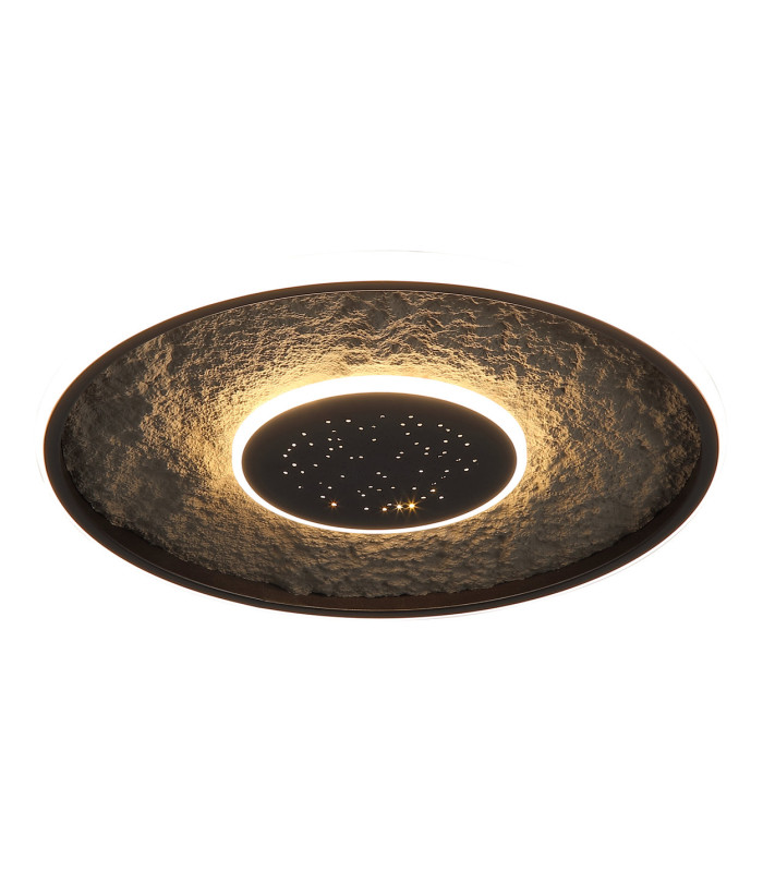 Lumadisc LED Flush Ceiling Light Matt Black-1