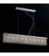 Ceiling Pendant Rectangular 9 Light Polished Chrome, Crystal - 2