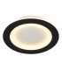 Ringo LED Round Flush Ceiling Light. Matt Black-1