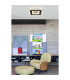 Squary LED Square Flush Ceiling Light. Matt Black-2