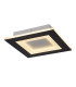 Squary LED Square Flush Ceiling Light. Matt Black-3