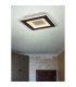 Squary LED Square Flush Ceiling Light. Matt Black-2