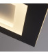 Squary LED Square Flush Ceiling Light. Matt Black-5