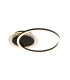 Contour LED Flush Ceiling Light Matt Black-3