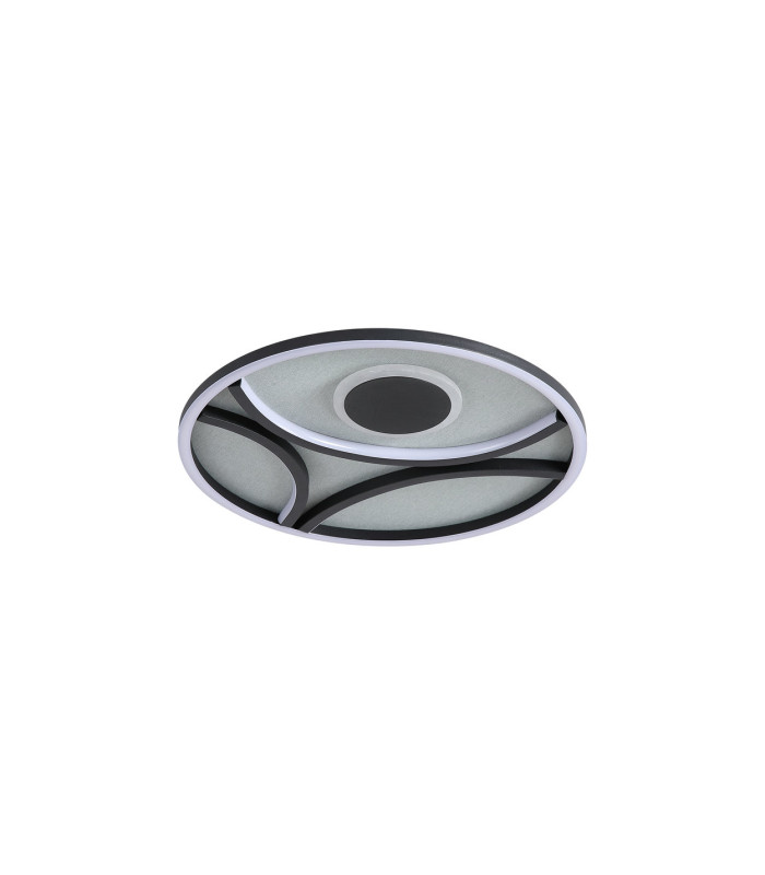 Zendisc LED Flush Ceiling Light Matt Black-4