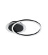 Contour LED Flush Ceiling Light Matt Black-4