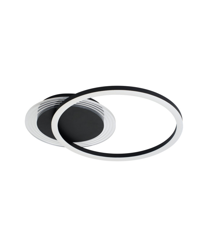 Contour LED Flush Ceiling Light Matt Black-4