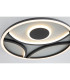 Zendisc LED Flush Ceiling Light Matt Black-5