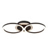 Contour LED Flush Ceiling Light Matt Black-1