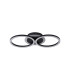 Contour LED Flush Ceiling Light Matt Black-4