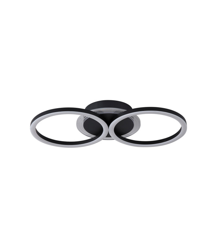 Contour LED Flush Ceiling Light Matt Black-4