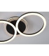 Contour LED Flush Ceiling Light Matt Black-5