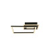 Quadrate LED Flush Ceiling Light. Matt Black-3