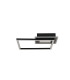 Quadrate LED Flush Ceiling Light. Matt Black-4