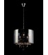 Ceiling Pendant with Chrome Shade 5 Light Polished Chrome, Crystal - 2