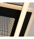 Quadrate LED Flush Ceiling Light. Matt Black-5
