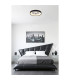 Polka LED Flush Ceiling Light Ceiling Light Matt Black-2
