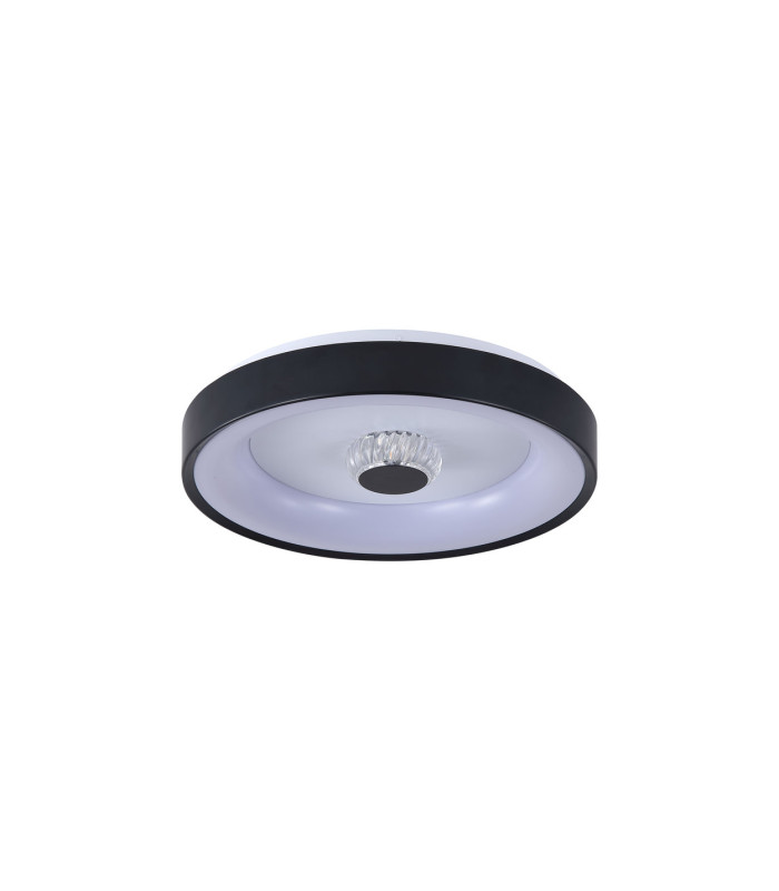 Polka LED Flush Ceiling Light Ceiling Light Matt Black-4