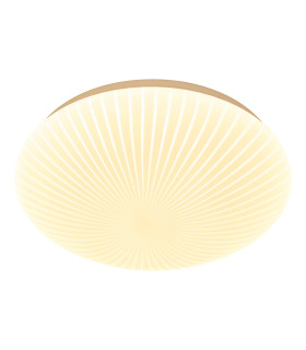 Malta LED Flush Ceiling Light White Acrylic-1