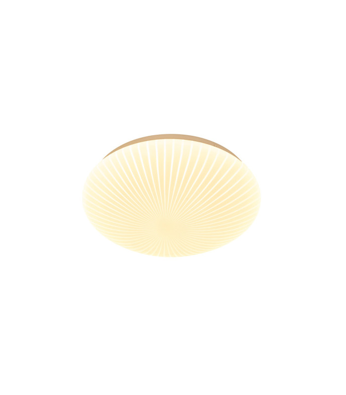 Malta LED Flush Ceiling Light White Acrylic-3