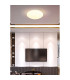 Malta LED Flush Ceiling Light White Acrylic-2