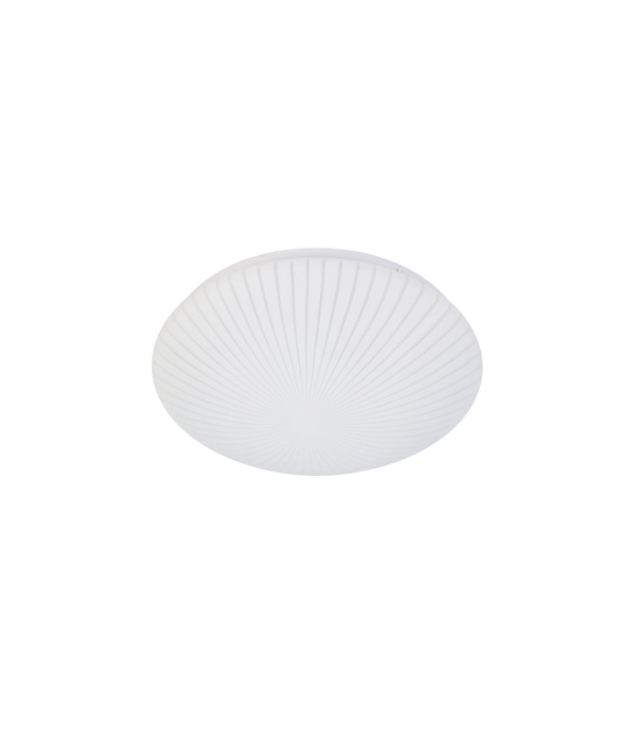 Malta LED Flush Ceiling Light White Acrylic-4