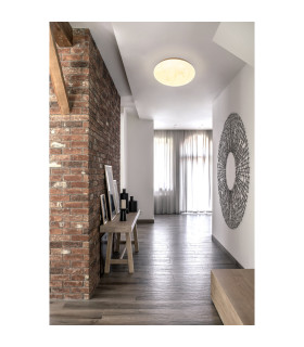Maya LED Flush Ceiling Light White Acrylic-2