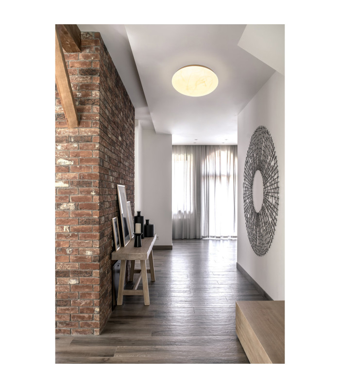 Maya LED Flush Ceiling Light White Acrylic-2