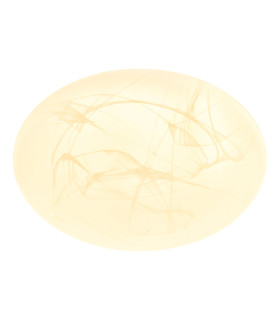 Maya LED Flush Ceiling Light White Acrylic-1
