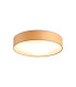 Drum 3 Light Flush Ceiling Light Champagne Velvet Shade 5x G9-3