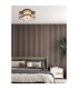Lotus Flush Ceiling Light Antique Brass & Glass Diffuser 3x E14-2