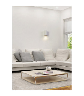 Cyls Cylinder Down Wall Light White 2x GU10-2