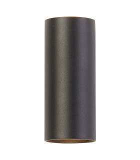 Cyls Cylinder Up Down Wall Light Black 2x GU10-1