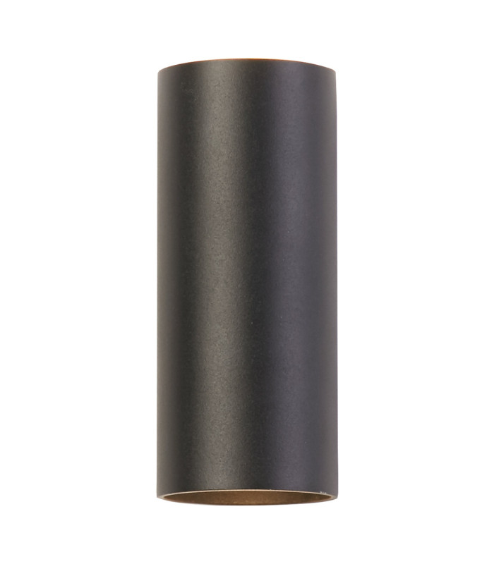 Cyls Cylinder Up Down Wall Light Black 2x GU10-1
