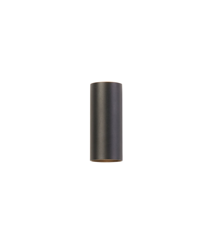 Cyls Cylinder Up Down Wall Light Black 2x GU10-3