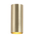Cyls Cylinder Up Down Wall Light Gold 2x GU10-1