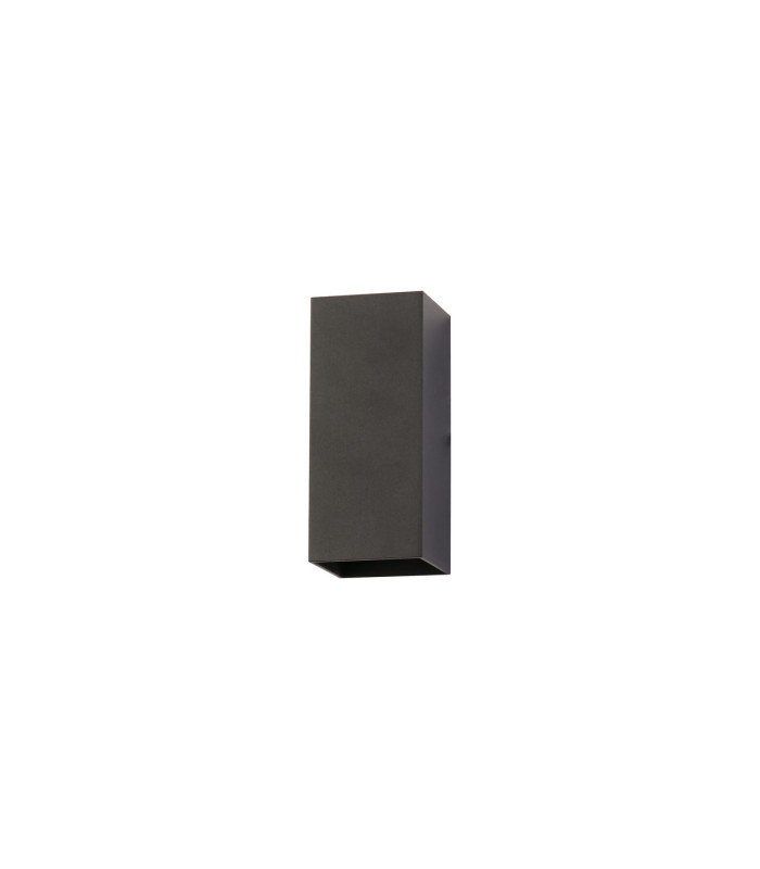 Don Square Up Down Wall Light Black 2x GU10-4