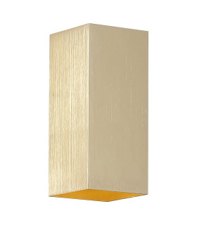 Don Square Up Down Wall Light Gold 2x GU10-1