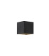 Newton Square Up Down Wall Light G9 Black Gold 1x G9-4