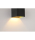 Newton Square Up Down Wall Light G9 Black Gold 1x G9-5