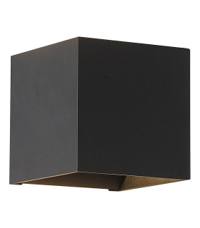 Newton Square Up Down Wall Light G9 Black 1x G9-1