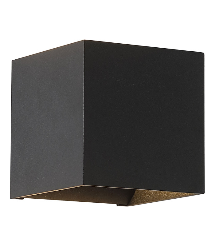 Newton Square Up Down Wall Light G9 Black 1x G9-1