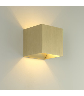 Newton Square Up Down Wall Light G9 Gold 1x G9-2