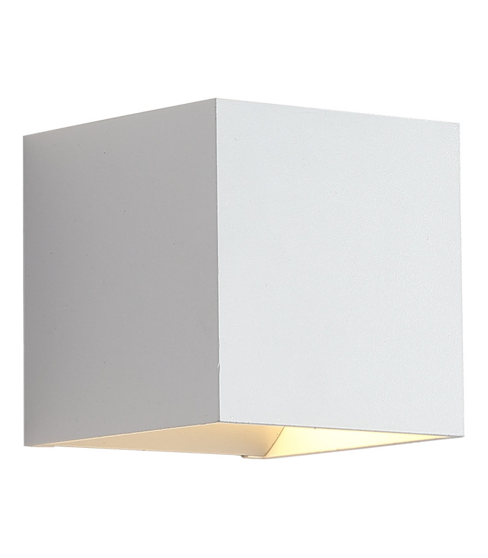 Newton Square Up Down Wall Light G9 White 2x GU10-1
